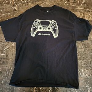 Playstation Licensed Xray Ps5 Controller Shirt, Black.
